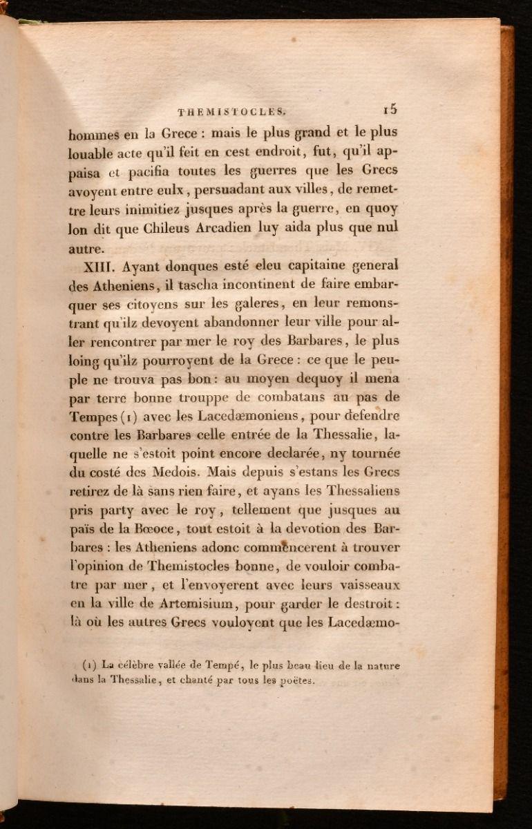 1818-1820 Les Vies de Hommes Illustres de Plutarque en vente 1