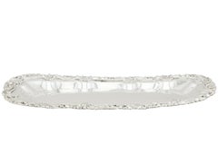 1818 Antique Sterling Silver Snuffer Tray