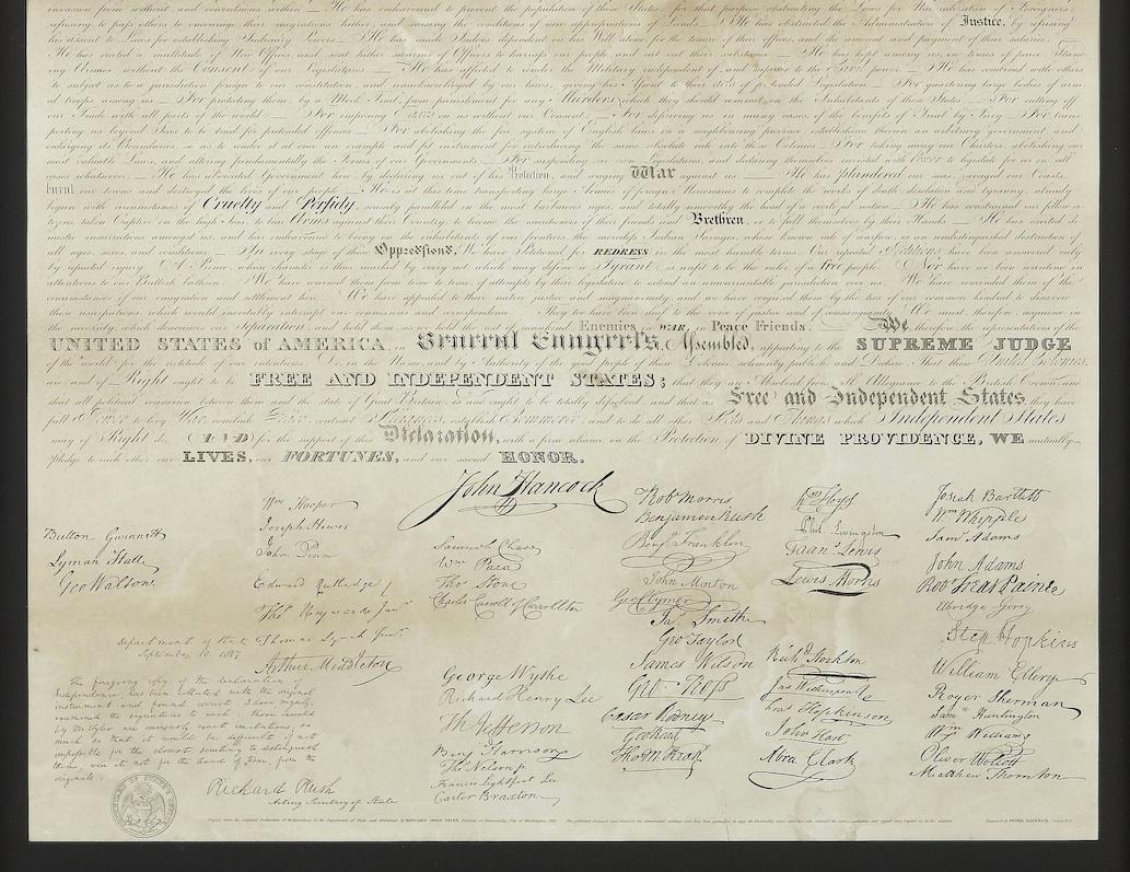 declaration of independence tyler texas