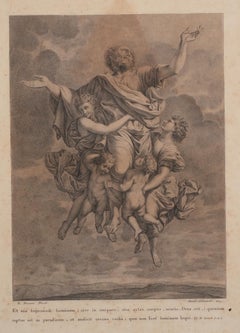 Drawing à l'encre d'après Poussin, 1819