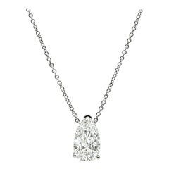1,81ct Diamant-Solitär-Anhänger-Halskette