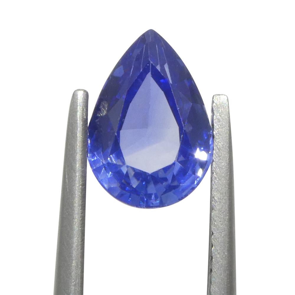 1.81ct Pear Blue Sapphire from Sri Lanka For Sale 6