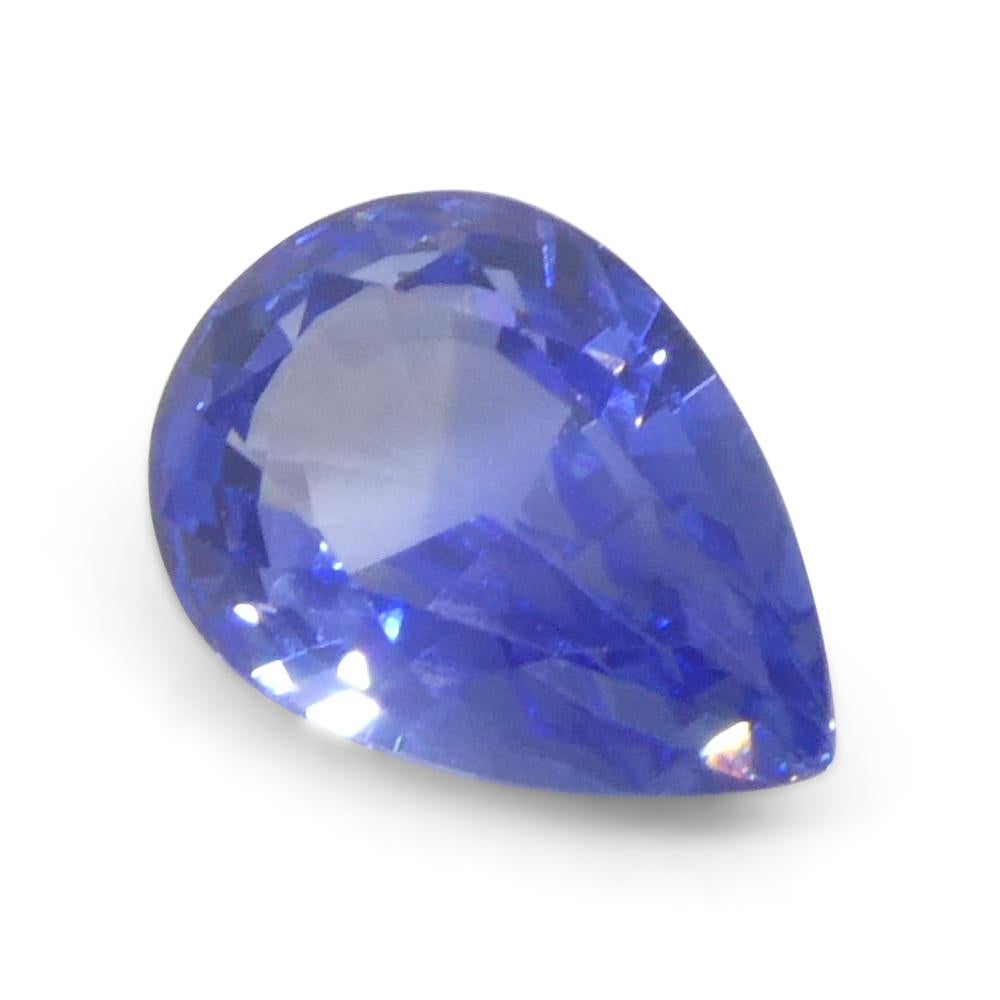 1.81ct Pear Blue Sapphire from Sri Lanka For Sale 2
