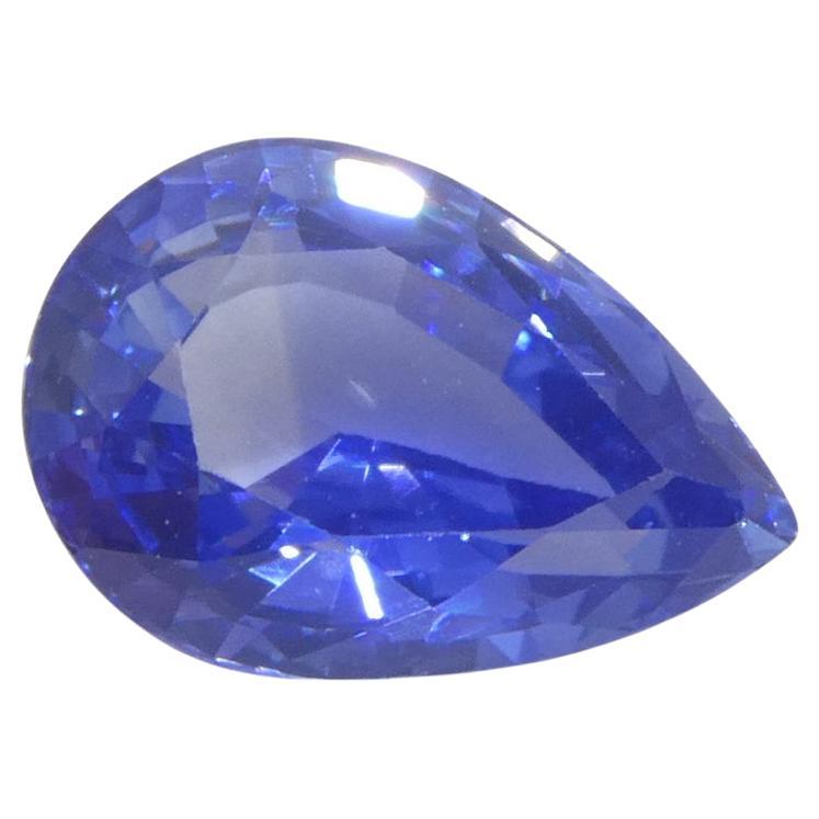 1.81 Karat birnenblauer Saphir aus Sri Lanka