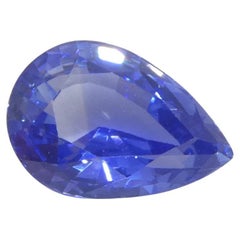 Saphir bleu poire du Sri Lanka de 1.81 carat