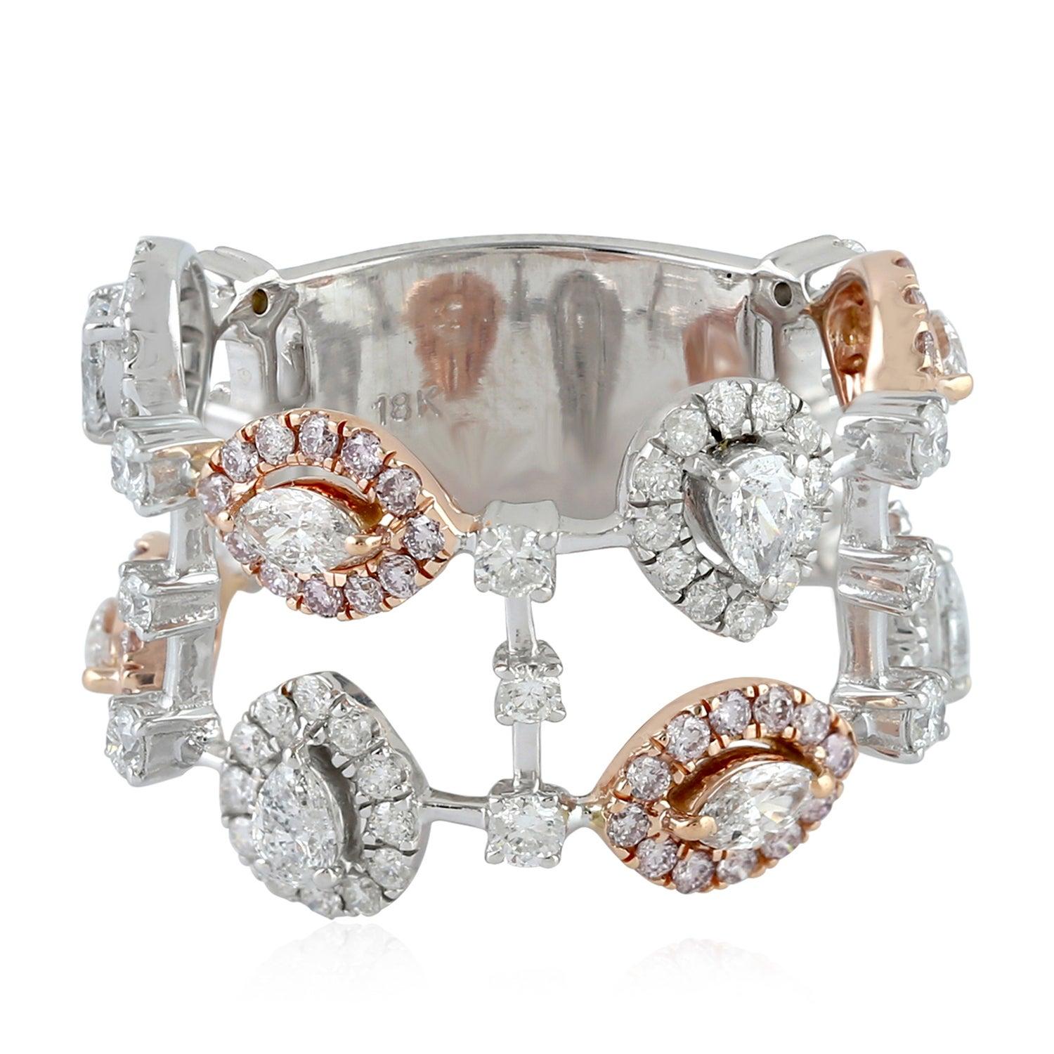 En vente :  Bague de fiançailles en or 18 carats avec diamant de 1,82 carat 4