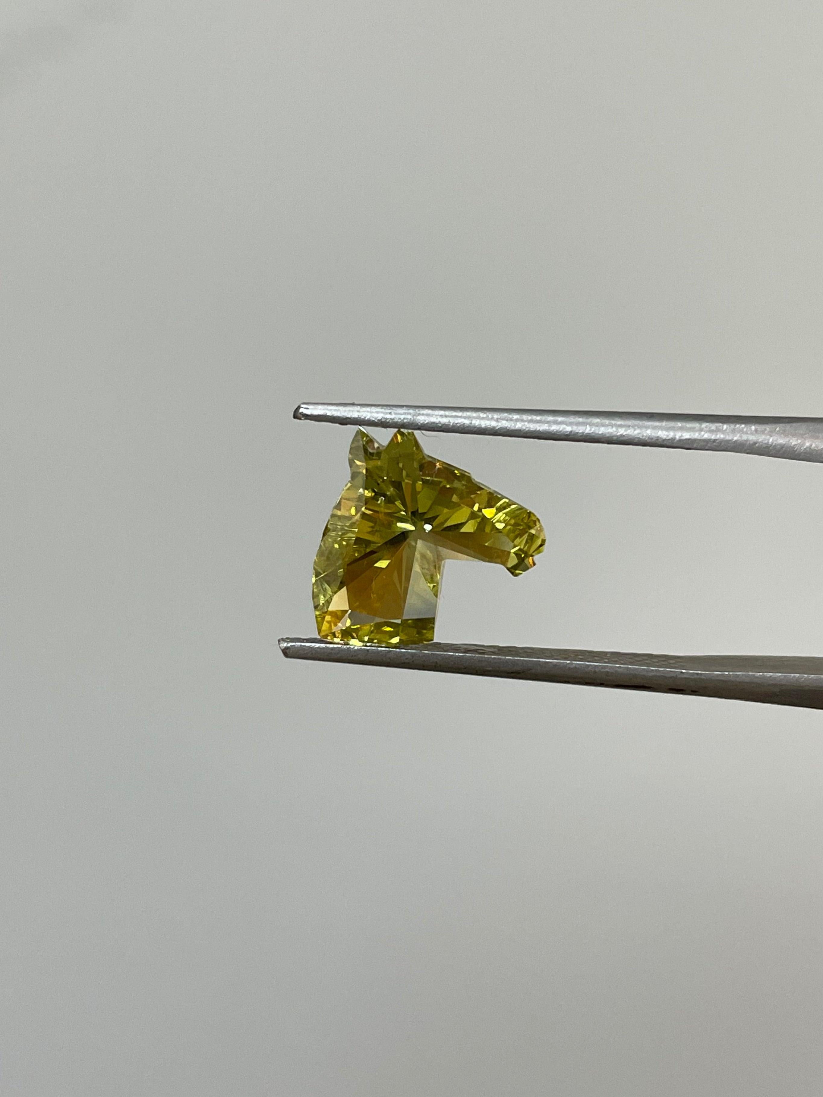 ITEM DESCRIPTION
ID #:
NYC55437
Stone Shape:
HORSE MODIFIED BRILLIANT
Diamond Weight:
1.82ct
Clarity:
SI1
Color:
Fancy Deep Brownish Greenish Yellow 
Cut:
Excellent
Measurements:
10.72 x 11.76 x 3.05 mm
Symmetry:
Very Good
Polish:
Very