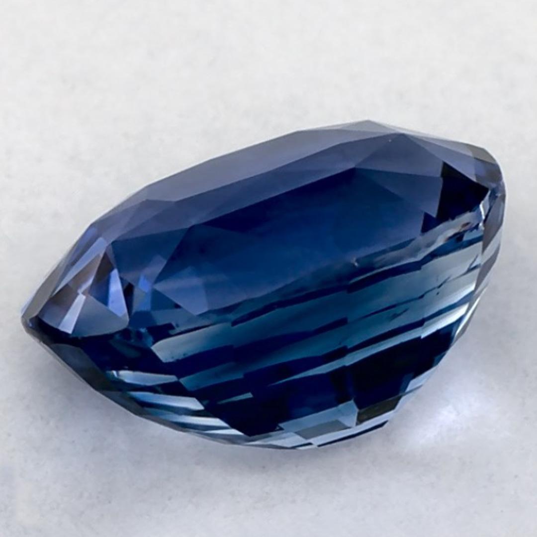 1.82 Karat blauer Saphir Cushion zertifiziert loser Edelstein im Zustand „Neu“ im Angebot in Fort Lee, NJ