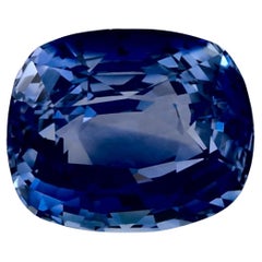 1.82 Karat blauer Saphir Cushion zertifiziert loser Edelstein