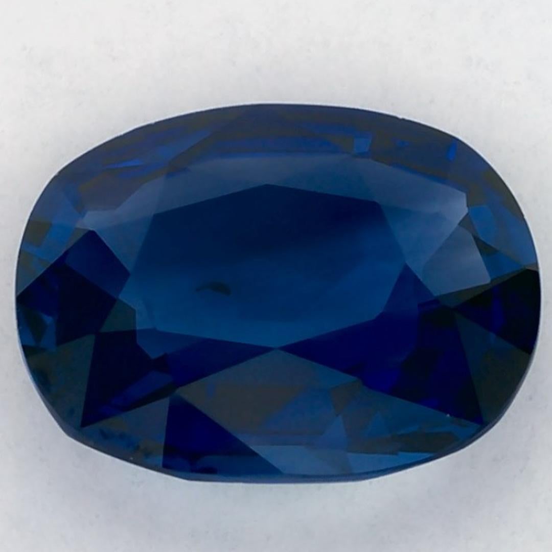 1.82 carati di zaffiro blu a cuscino, gemma sfusa In condizioni Nuovo in vendita a Fort Lee, NJ