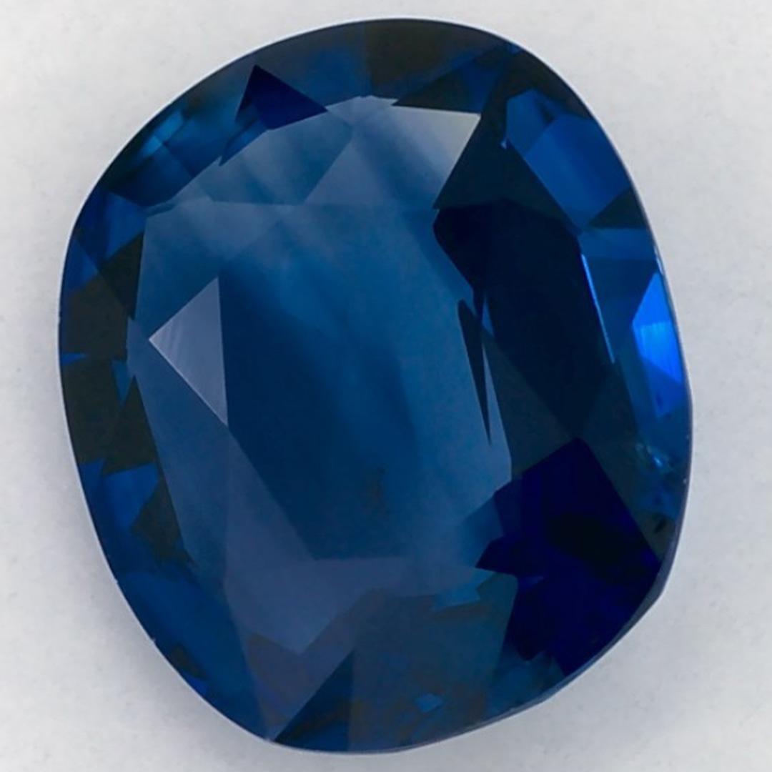 Donna 1.82 carati di zaffiro blu a cuscino, gemma sfusa in vendita