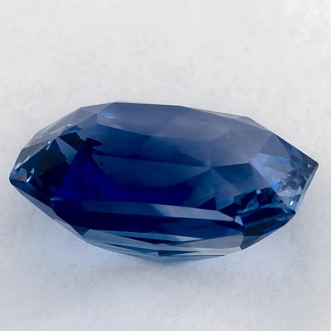Women's 1.82 Ct Blue Sapphire Octagon Cut Loose Gemstone For Sale