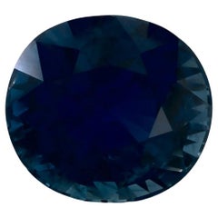1.82 Ct Blue Sapphire Oval Loose Gemstone