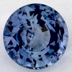 1.82 Ct Blue Sapphire Round Loose Gemstone
