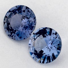 1.82 Karat Blauer runder Saphir, loser Edelstein