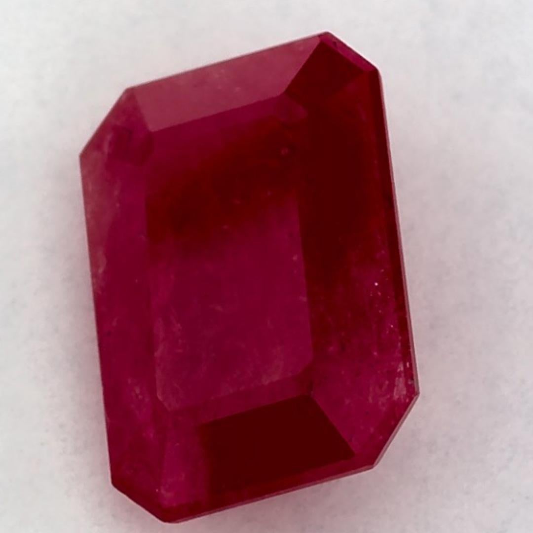 Taille octogone 1.82 Ct Ruby Octagon Cut Loose Gemstone (pierre précieuse en vrac) en vente