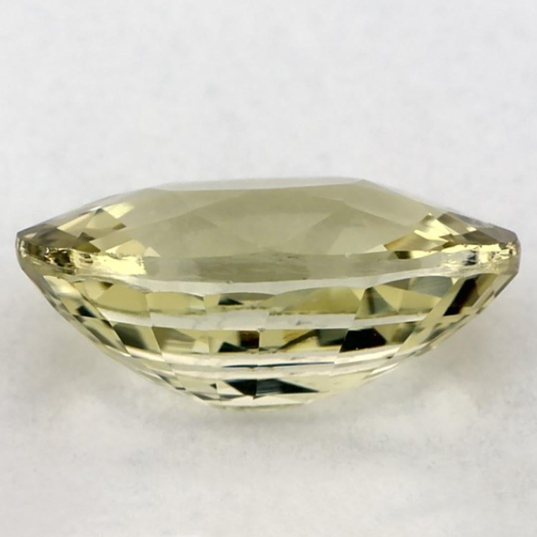 1,82 Karat Gelber Saphir Oval Loser Edelstein im Zustand „Neu“ im Angebot in Fort Lee, NJ