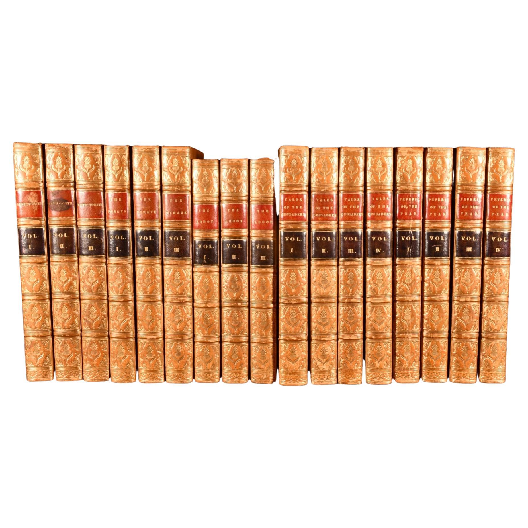 1820-1825 Works of Sir Walter Scott For Sale