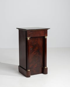 1820-1829 France Rich Mahogany Mahogany Pedestal Cabinet