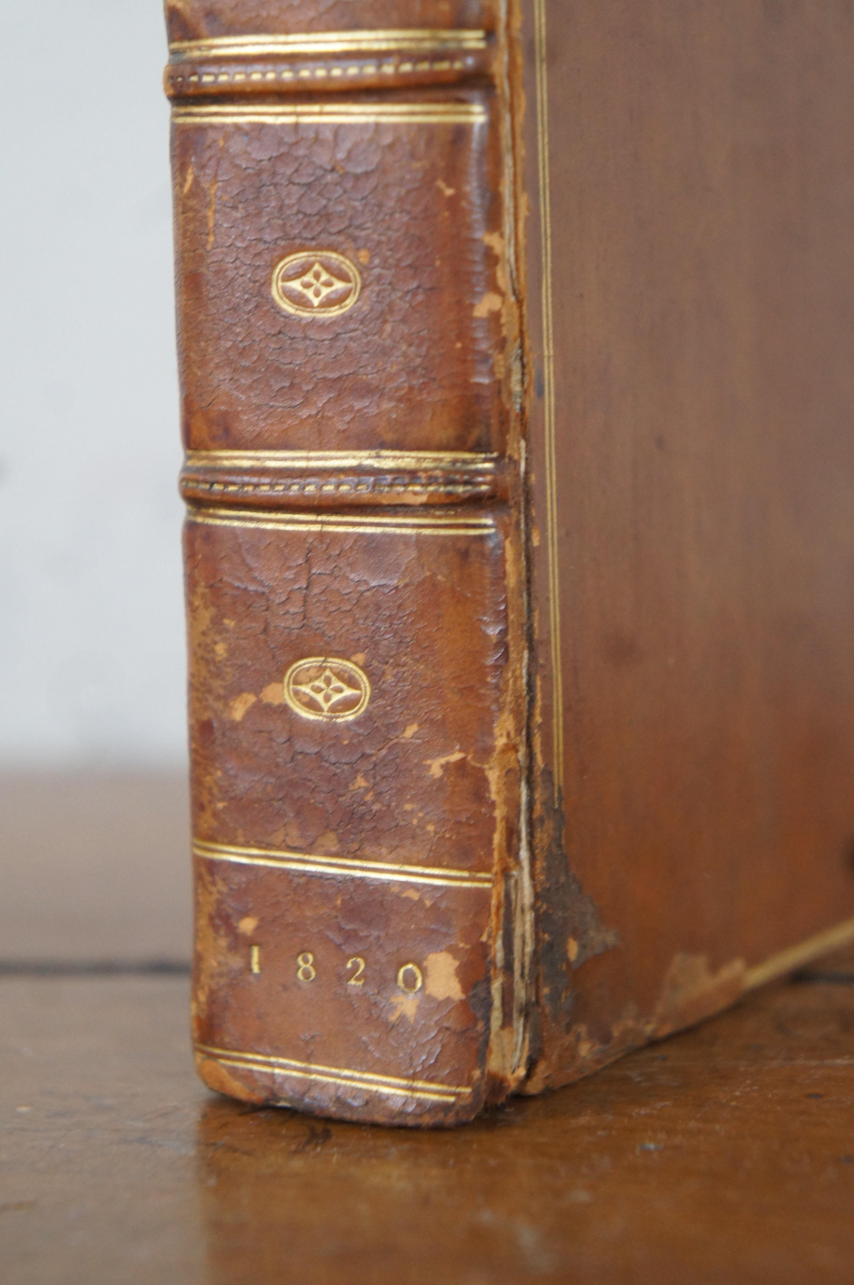 Early 19th Century 1820 Anecdotes, Observations, & Characters of Books & Men Spence Leather Book