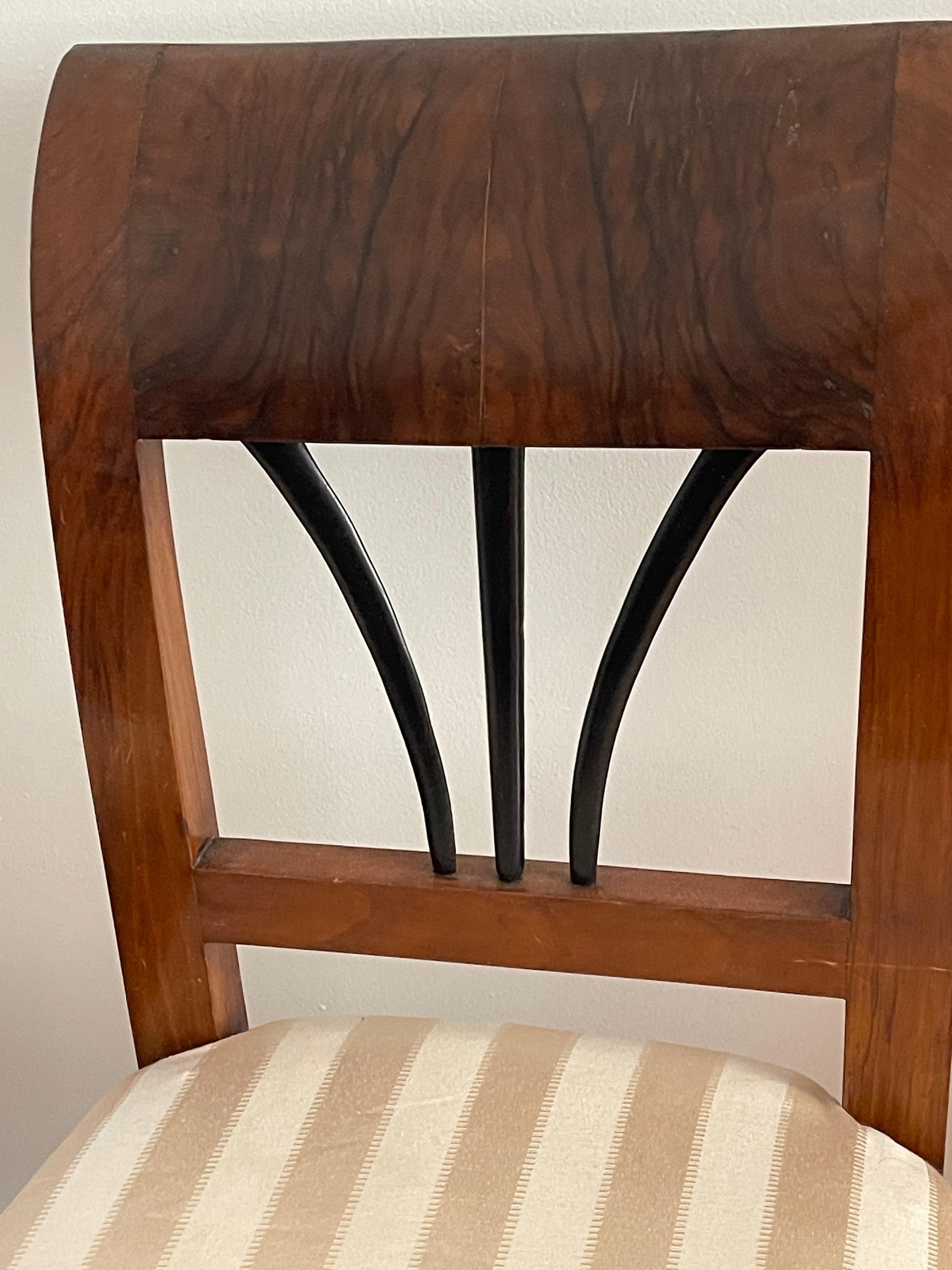 Coppia di sedie Biedermeier austriache del 1820 in vendita 1
