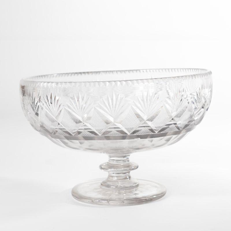 American 1820s Bakewell & Page Cut Glass Bowl