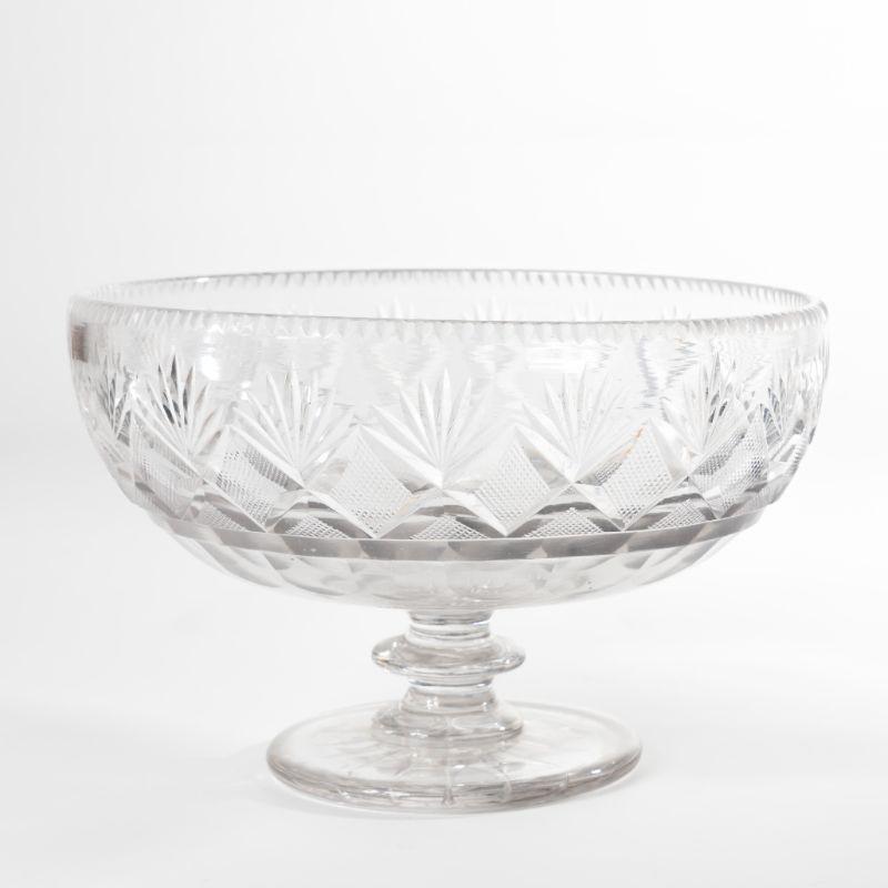 1820s Bakewell & Page Cut Glass Bowl In Good Condition In Kenilworth, IL