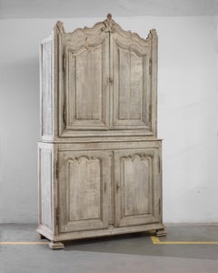 1820s, Belgian Antique Oak Cabinet