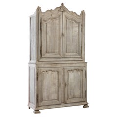 1820s, Belgian Antique Oak Cabinet