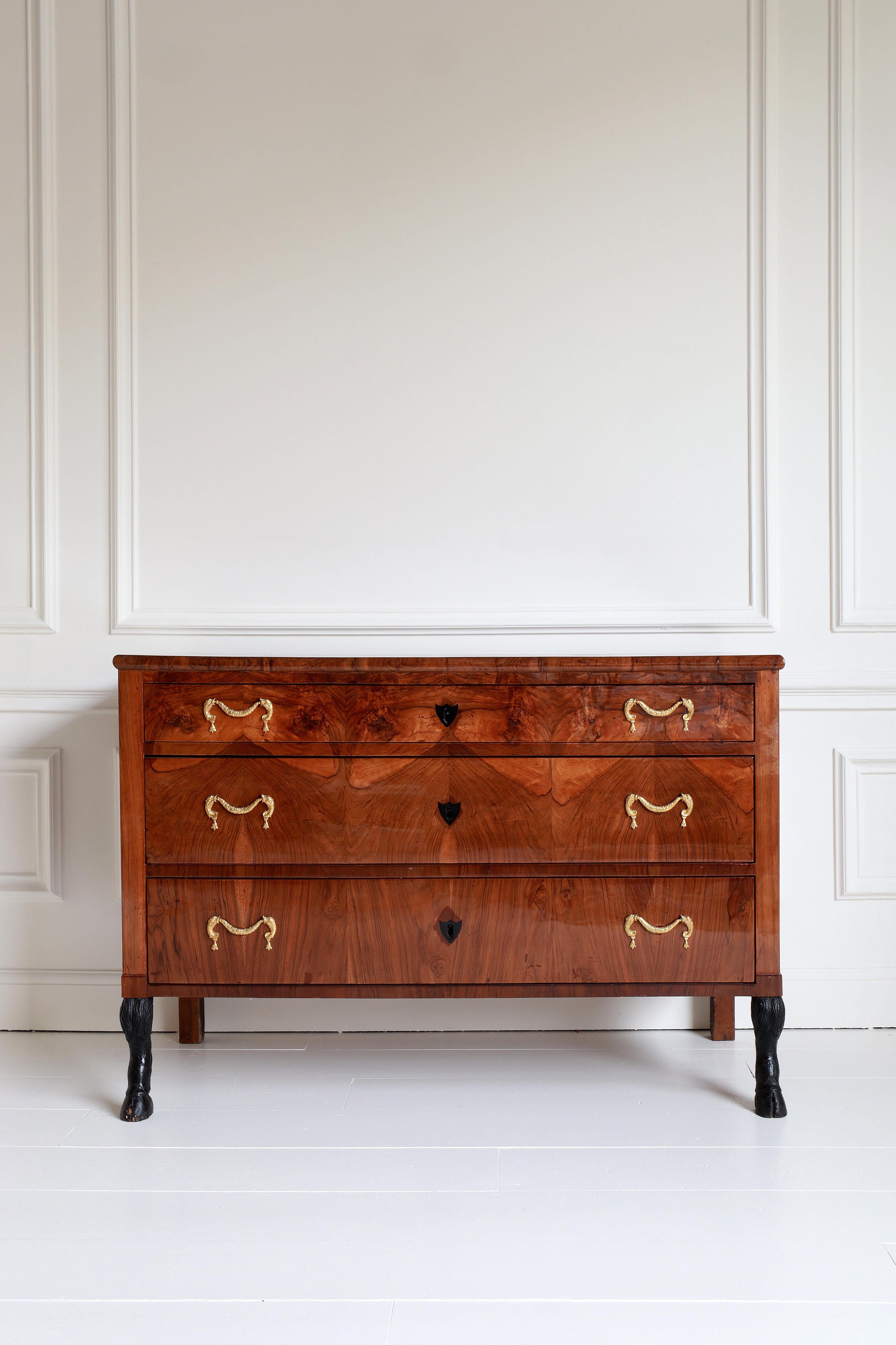 Cassettone Biedermeier del 1820 In condizioni buone in vendita a London, GB