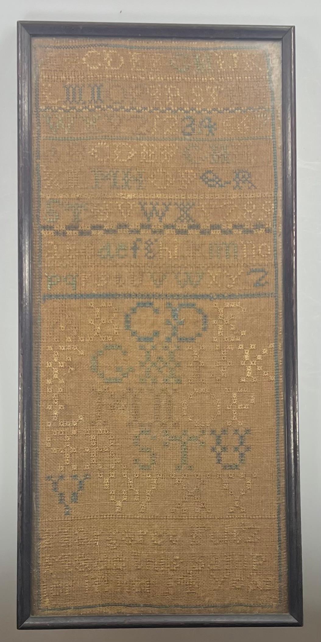 1820s Cross-Stitch Samplers Lot For Sale 10