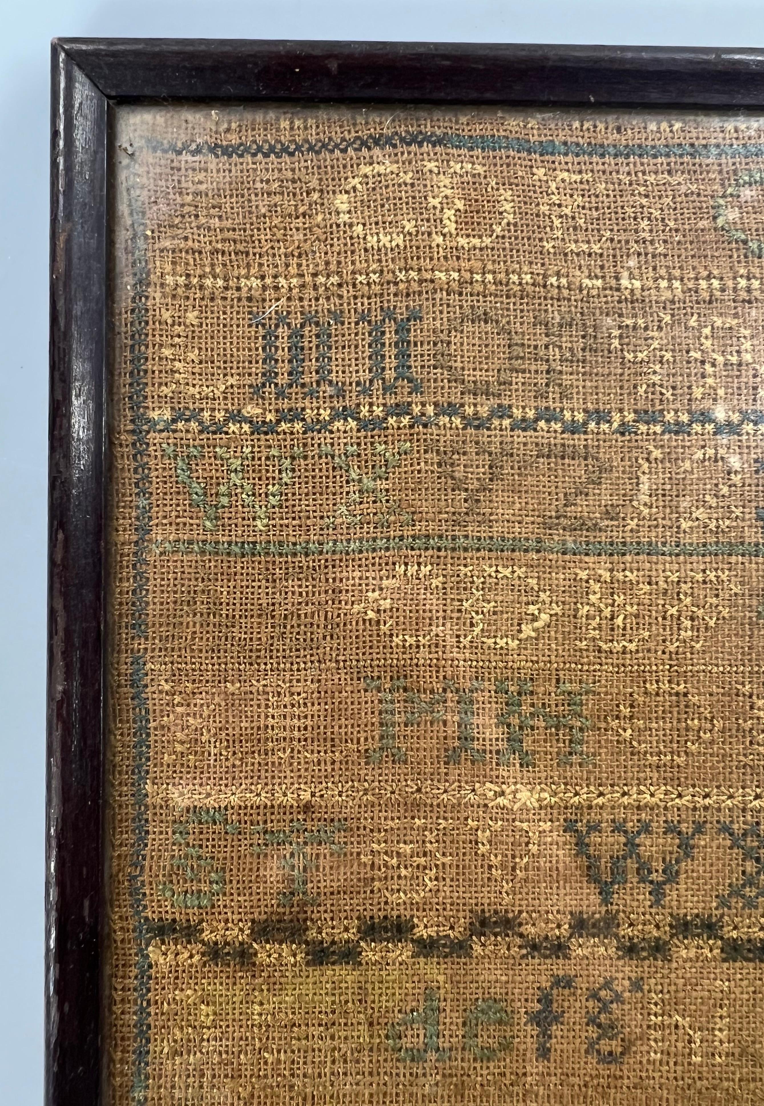 1820s Cross-Stitch Samplers Lot For Sale 11