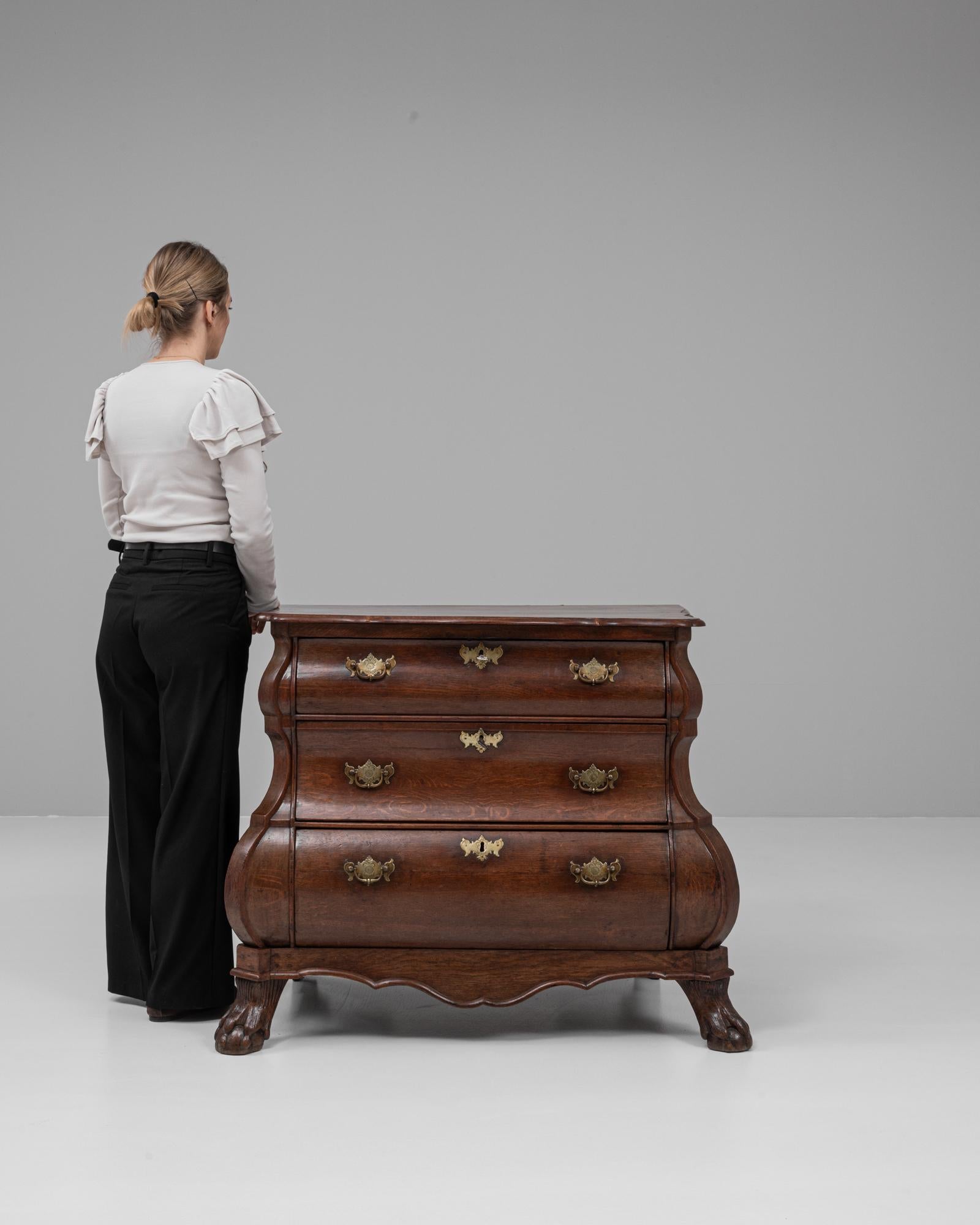 Cómoda de caoba barroca holandesa de 1820 Holandés en venta