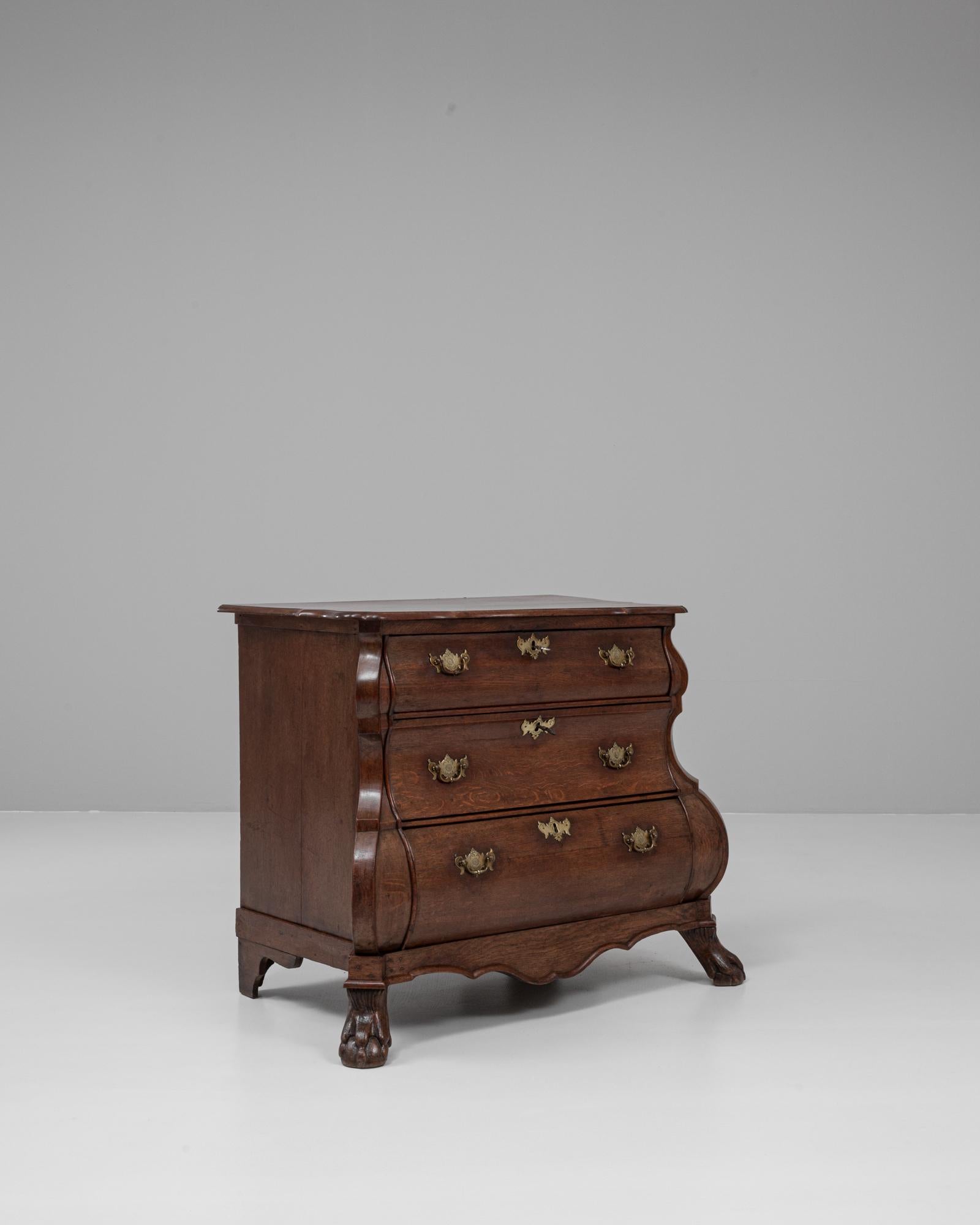 Cómoda de caoba barroca holandesa de 1820 en Bueno estado para la venta en High Point, NC