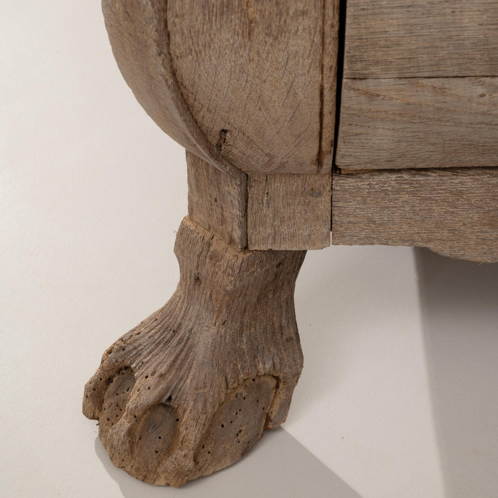 Cassettiera a bombe in Oak olandese del 1920 in vendita 8