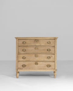 1820s Dutch Oak Chest Of Drawers