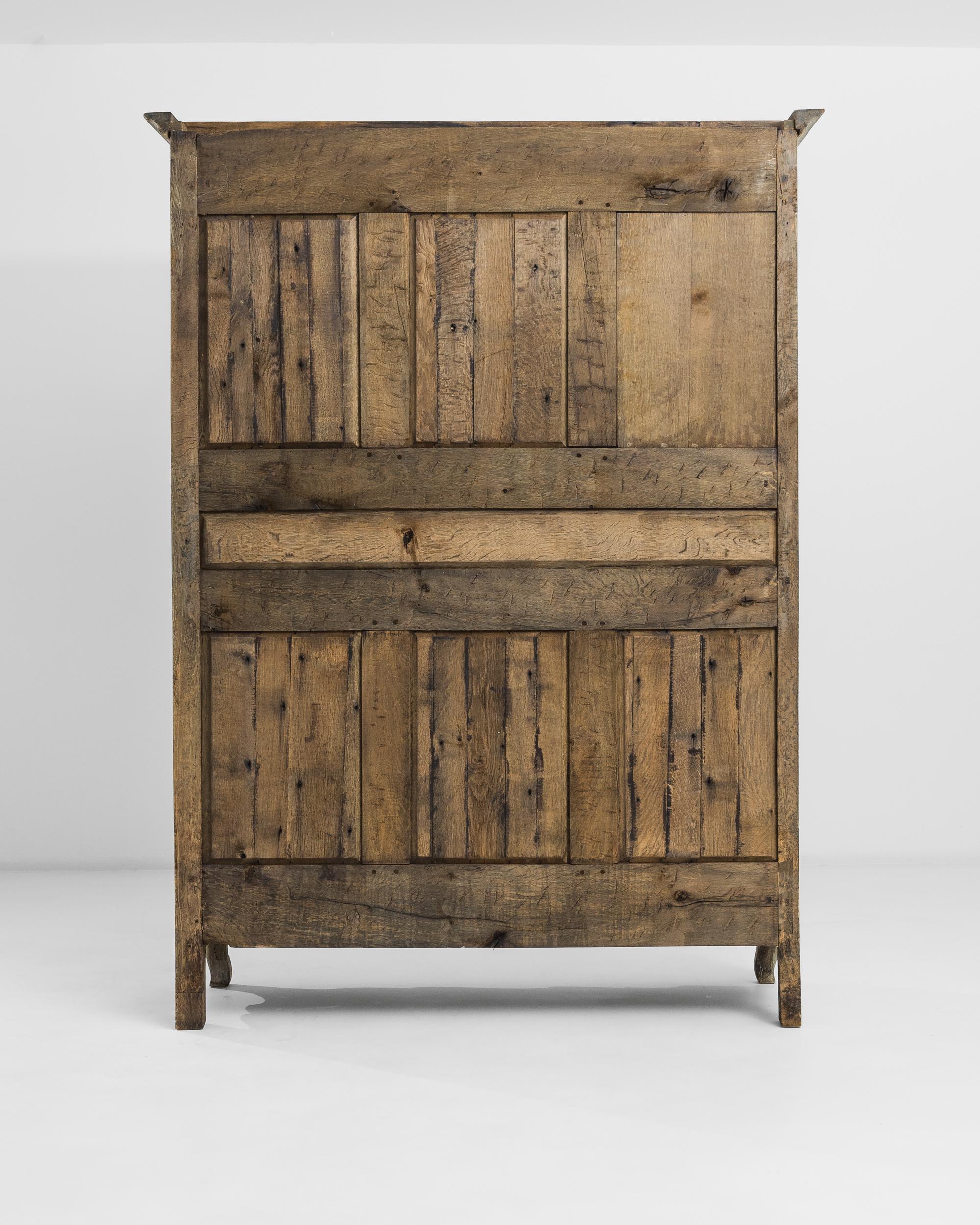 1820s French Baroque Oak Cabinet 5