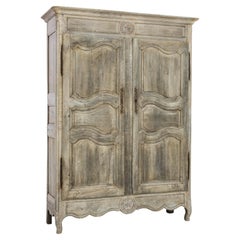 1820s French Baroque Oak Cabinet