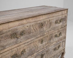 1820s French Bleached Oak Chest of Drawers