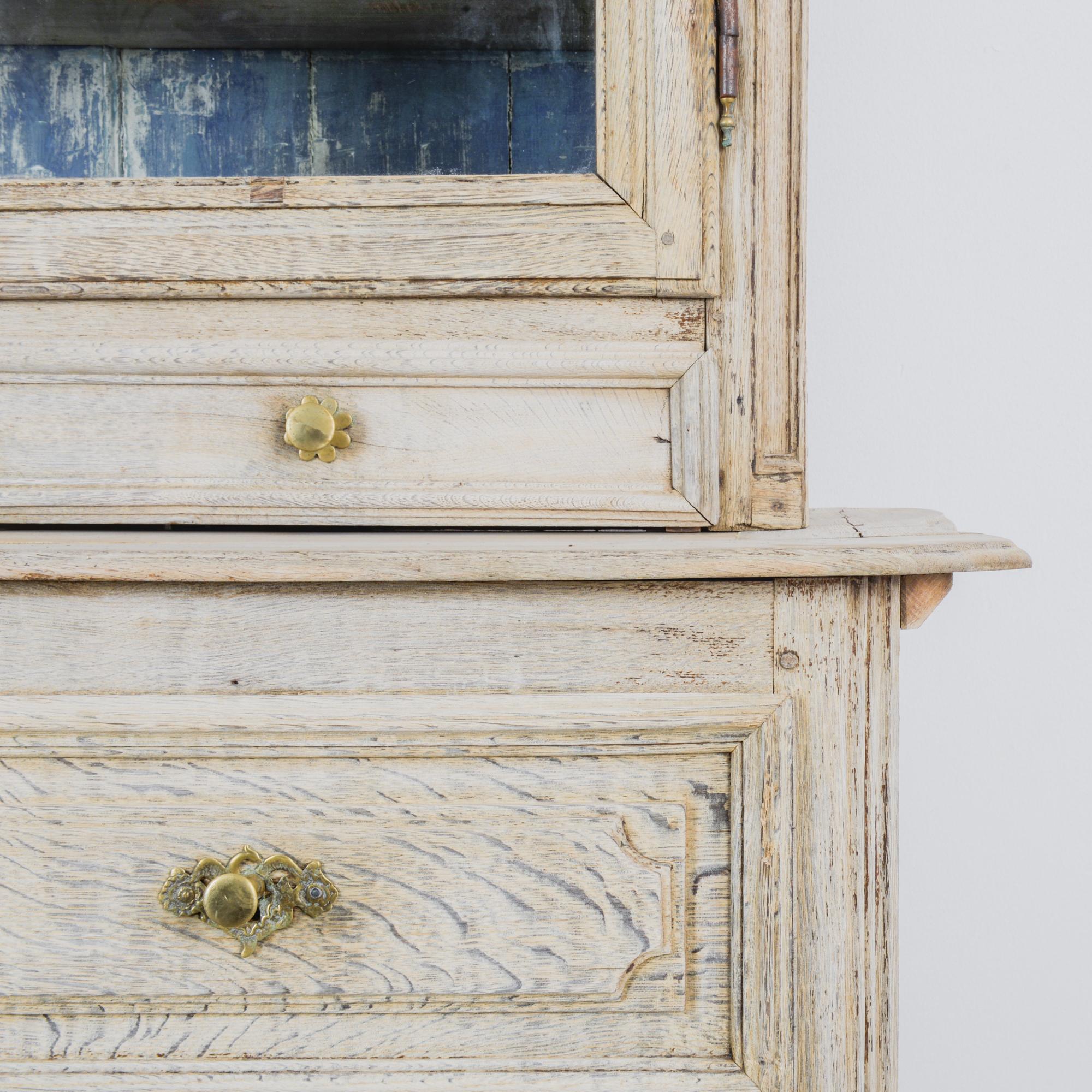 1820s French Bleached Oak Vitrine 5