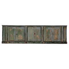 1820s French Provincial Wood Patinated Six-Door Buffet