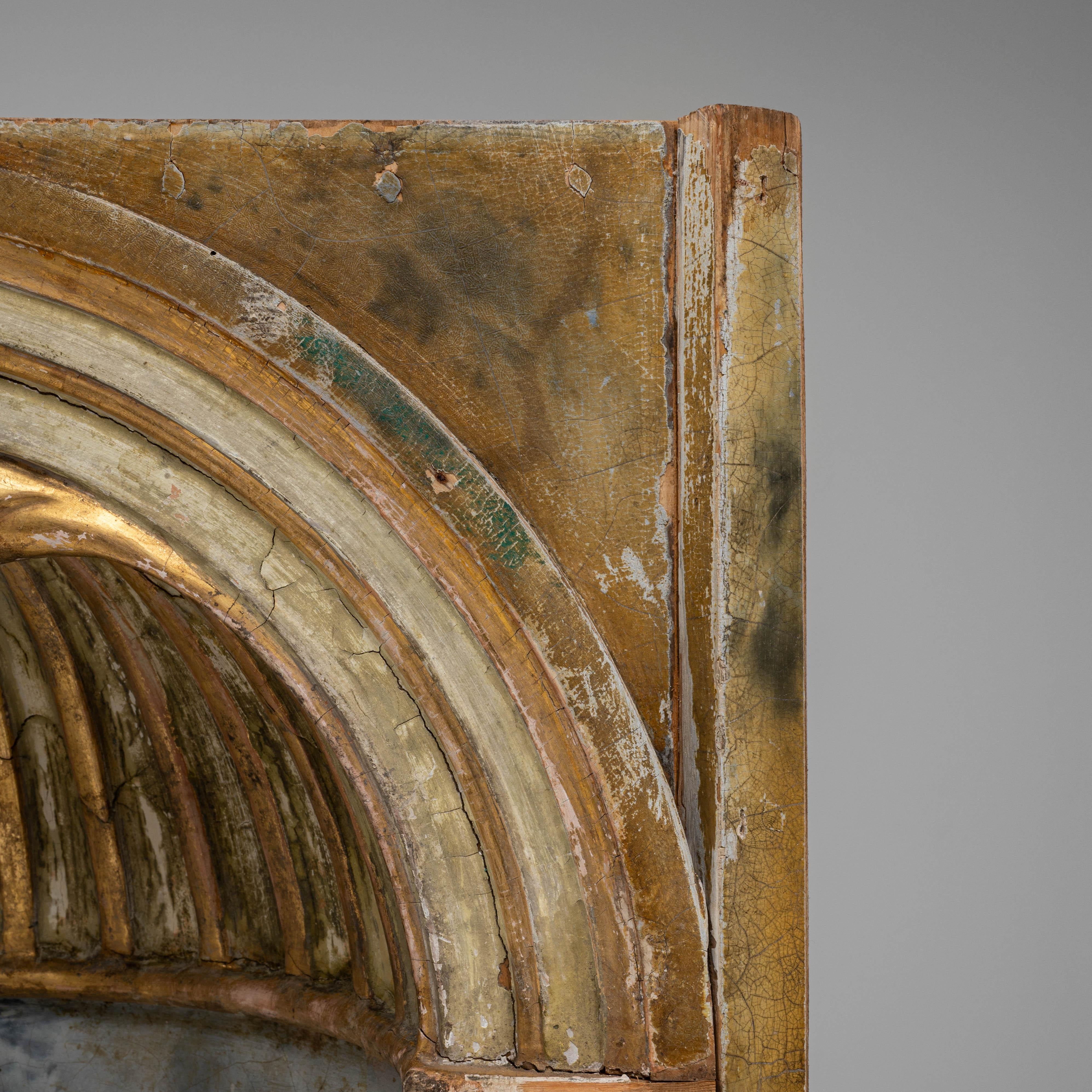 Niche en bois patiné français des années 1820 en vente 4