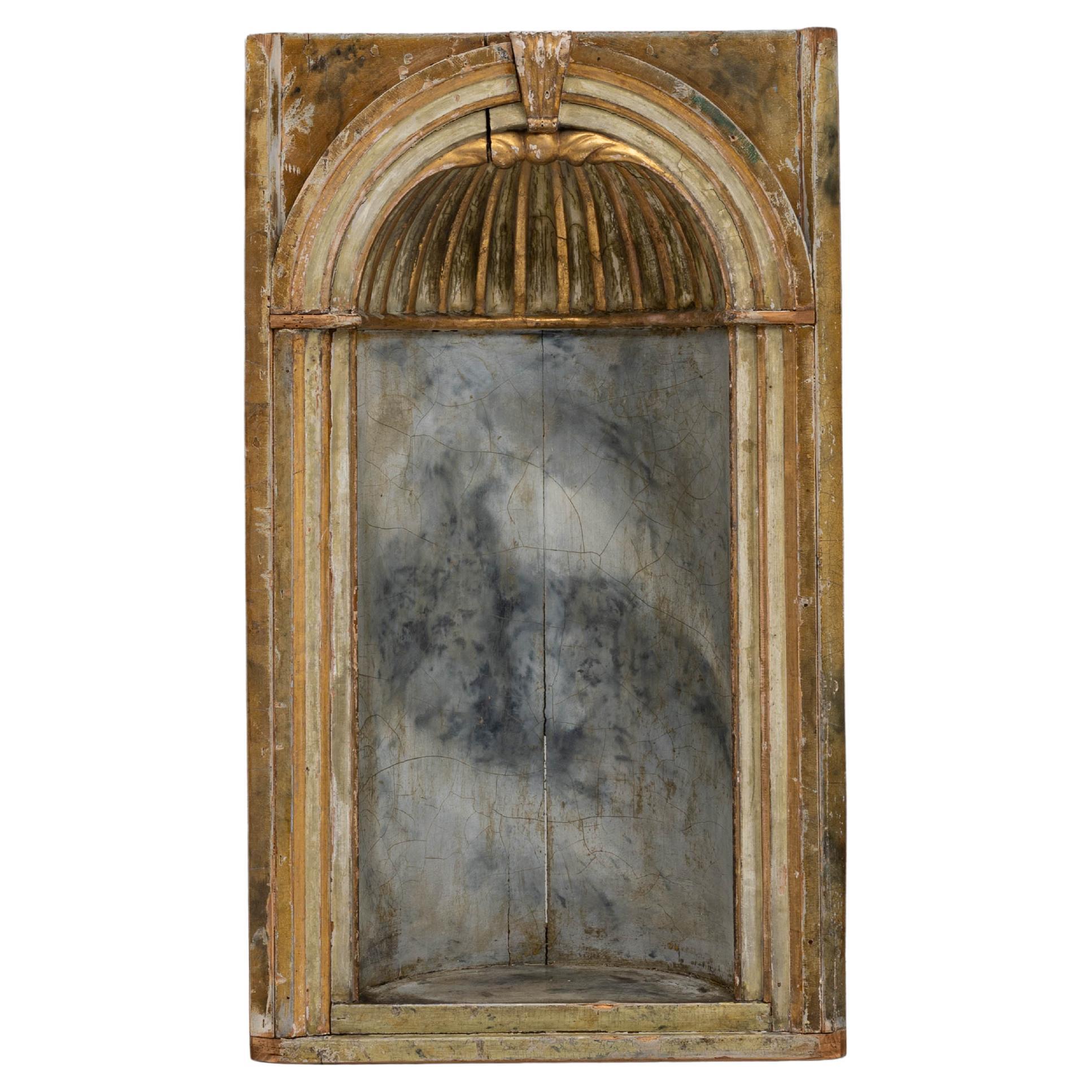 1820s French Wood Patinated Niche