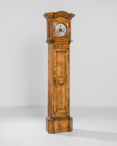 Französische Holz-Bodenuhr aus den 1820er Jahren