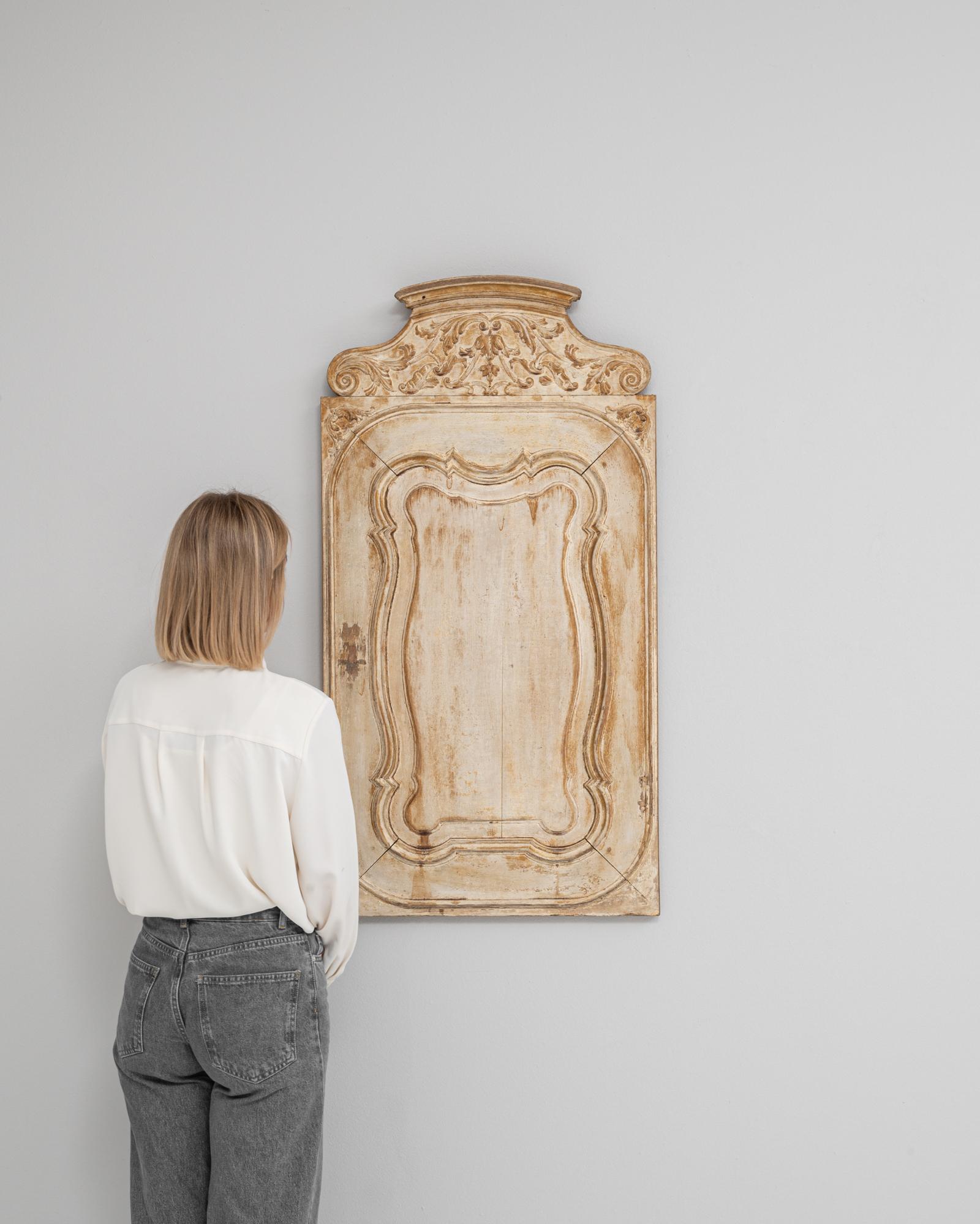 1820er Jahre Französisch hölzerne Wanddekoration im Zustand „Gut“ im Angebot in High Point, NC