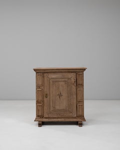1820s German Alpine One-Door Buffet with Star Inlay