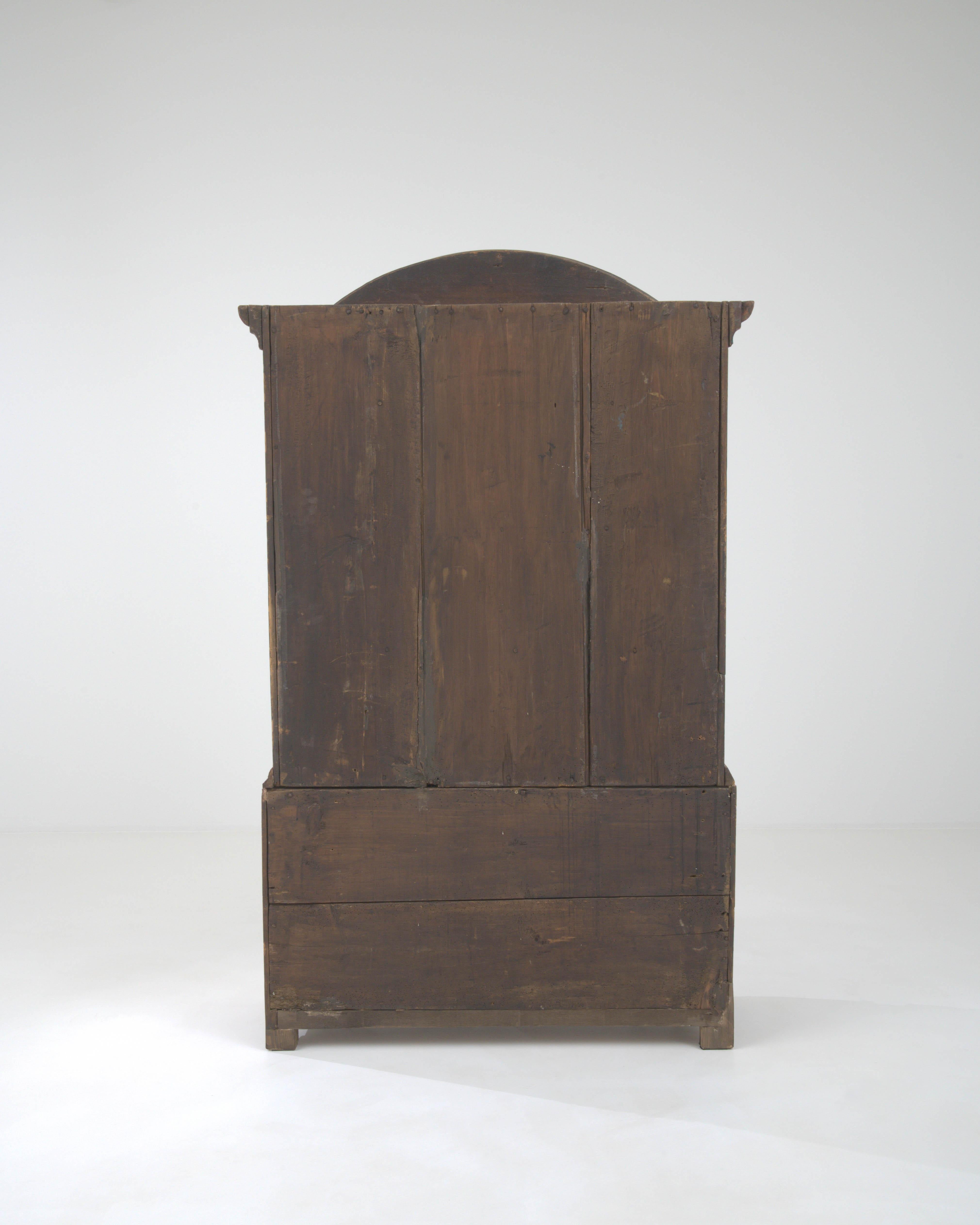 1820s Swedish Wood Patinated Red Cabinet For Sale 8
