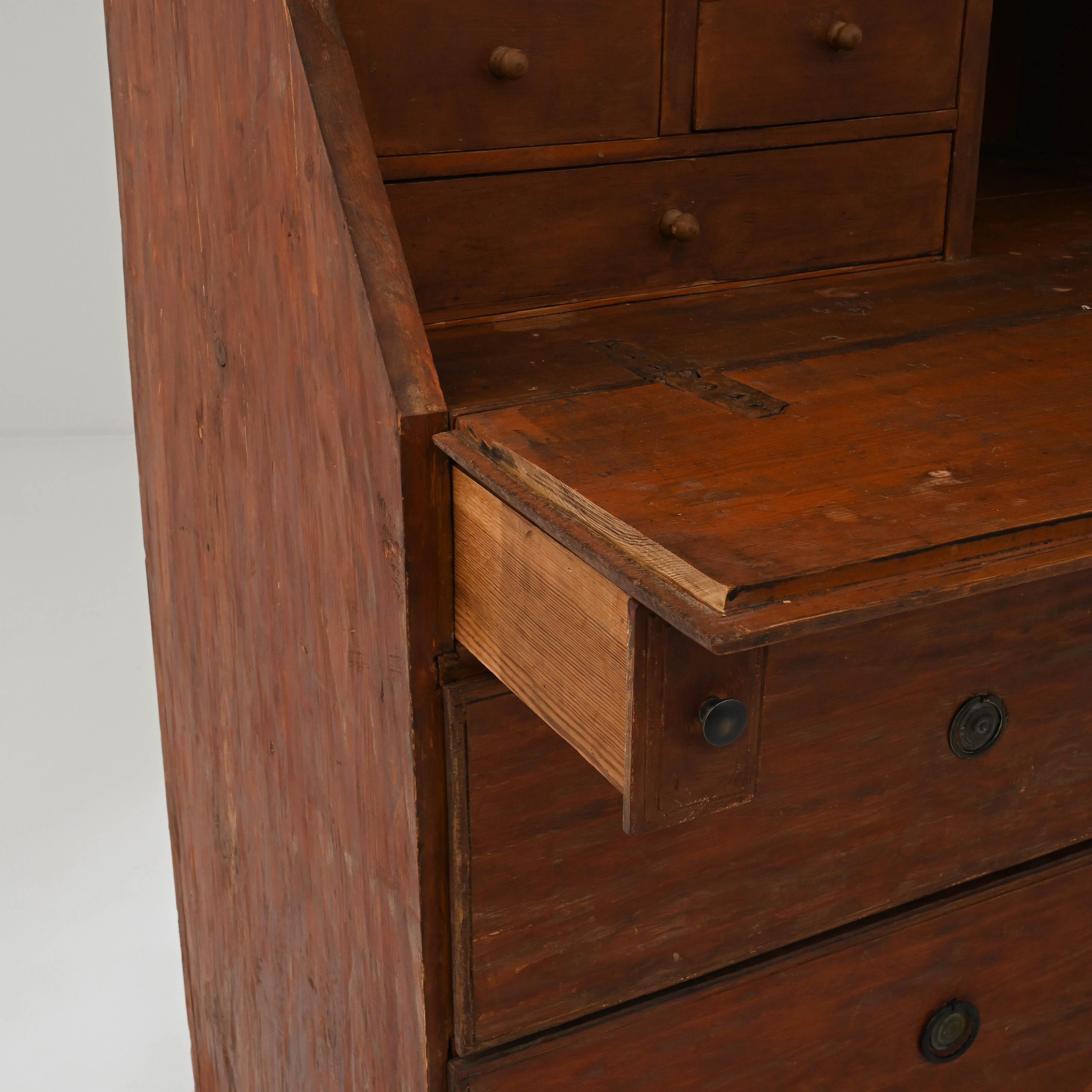 1820s Swedish Wooden Desk For Sale 7