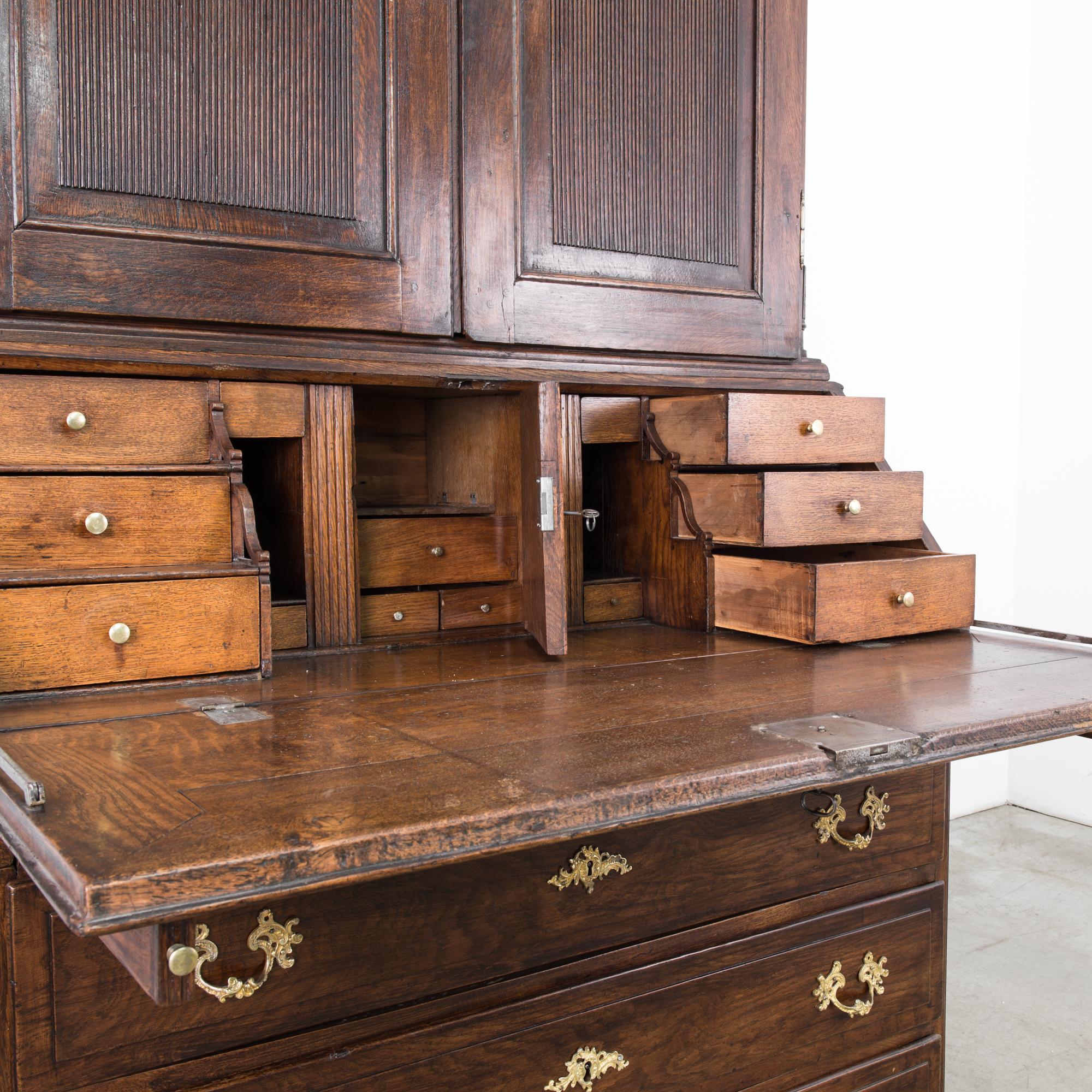 1820s Swedish Wooden Secretary Desk 6