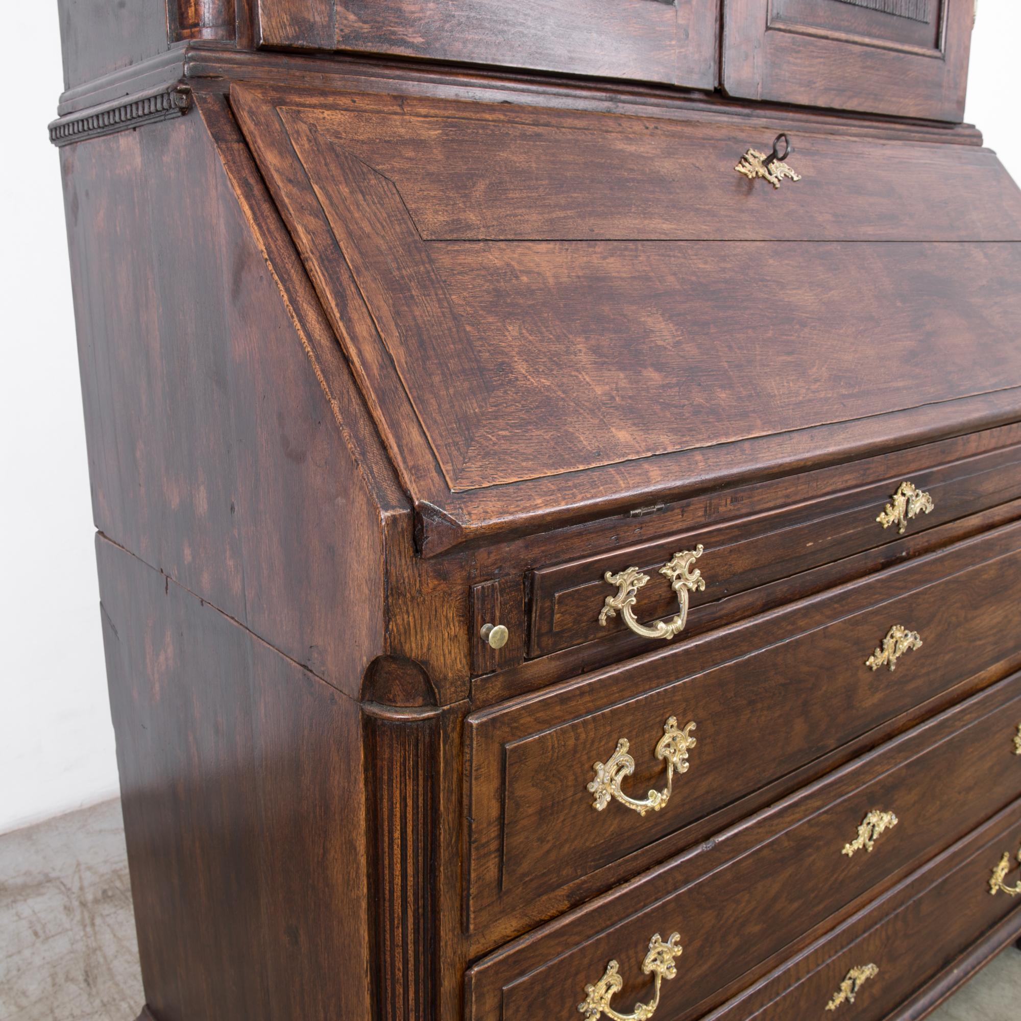 1820s Swedish Wooden Secretary Desk 10